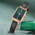 Hot Sale high quality stainless steel small green wristwatch simple quartz watch for ladeis